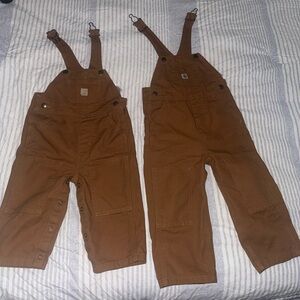Carhartt Kids Tan Overalls